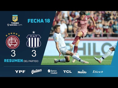 #TorneoSocios | Fecha 18 | resumen de Lanús - Talleres