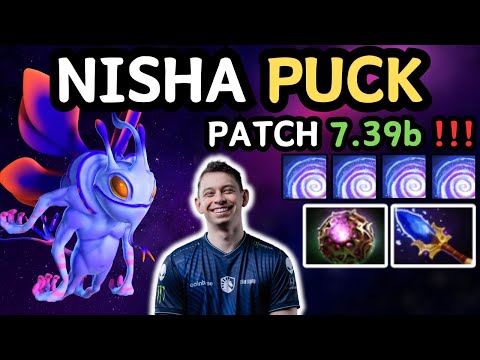 🔥 NISHA Puck Midlane Gameplay Perspective 🔥 Team Liquid - Dota 2
