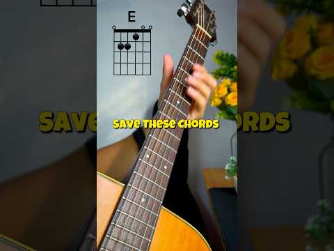 Open chords in the key of E !