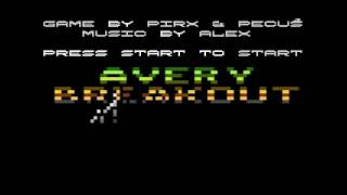 ATARI XL / XE += AVERY BREAKOUT =+ NEW GAME- SILLY VENTURE 2024
