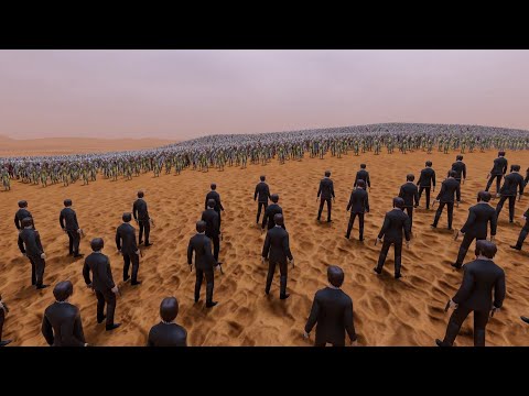 100 John Wicks VS 250.000 Footmans - Ultimate Epic Battle Simulator 2