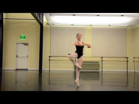 Practicing fouettes after class Friday night.