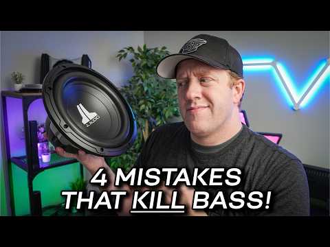 4 Subwoofer Mistakes that Destroy Bass! Sub System Planning Mistakes
