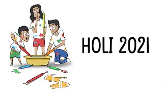 Holi 2021 | Illustration Timelapse