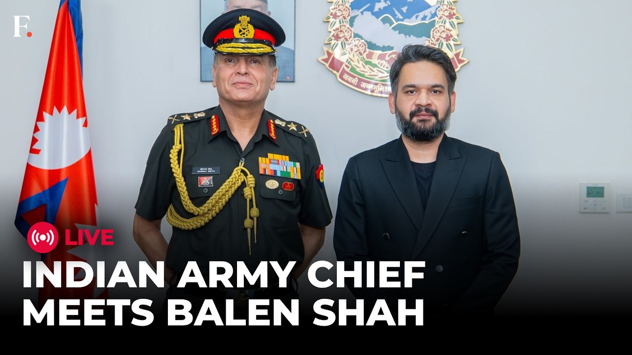 LIVE | Indian Army Chief Dhiraj Seth Meets Nepal PM Balen Shah | India Nepal Ties