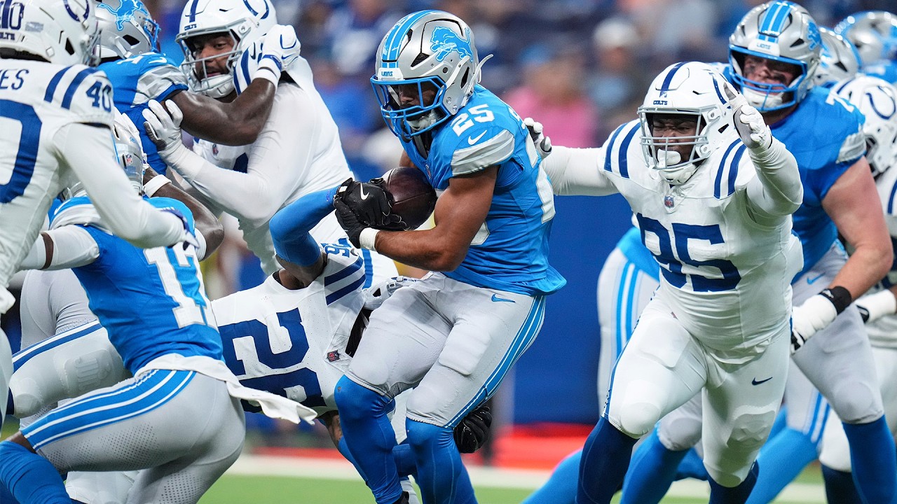 Every Jacob Saylors Rush & Reception from a 112-Yard Game vs Indianapolis Colts | Preseason Week 3