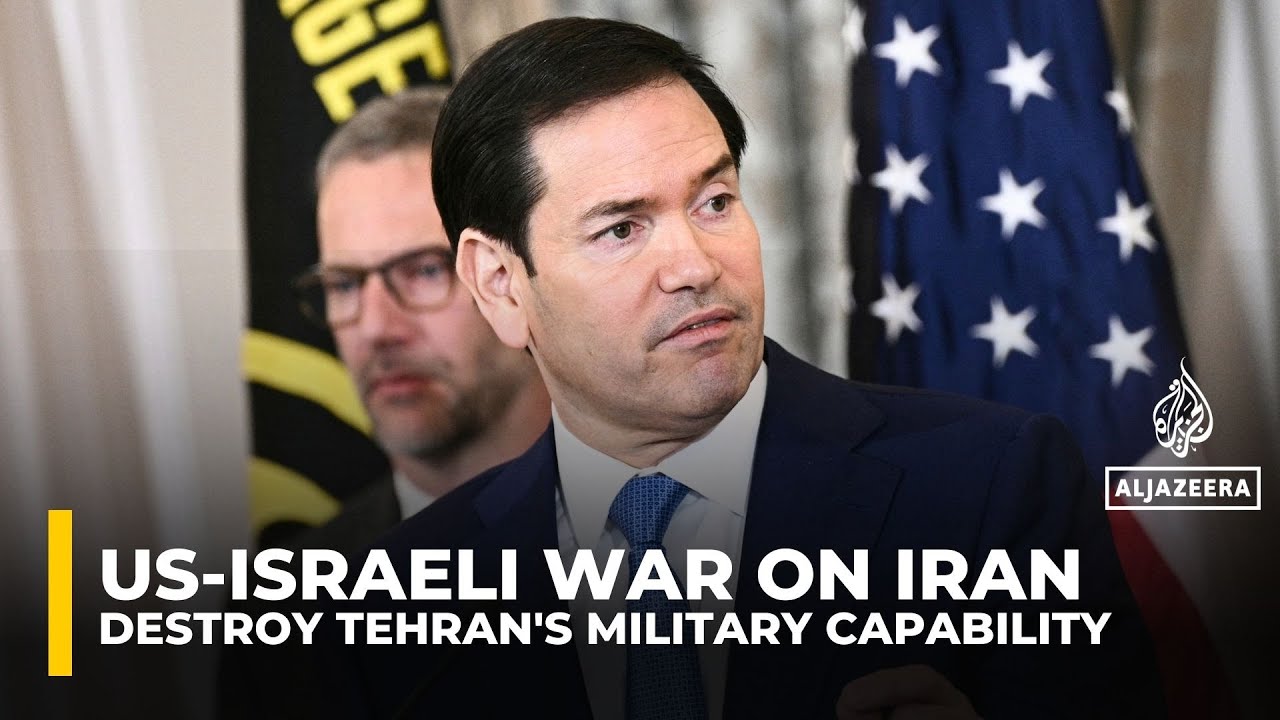 Rubio says US-Israeli strikes aim to destroy Iran’s missile and naval capabilities