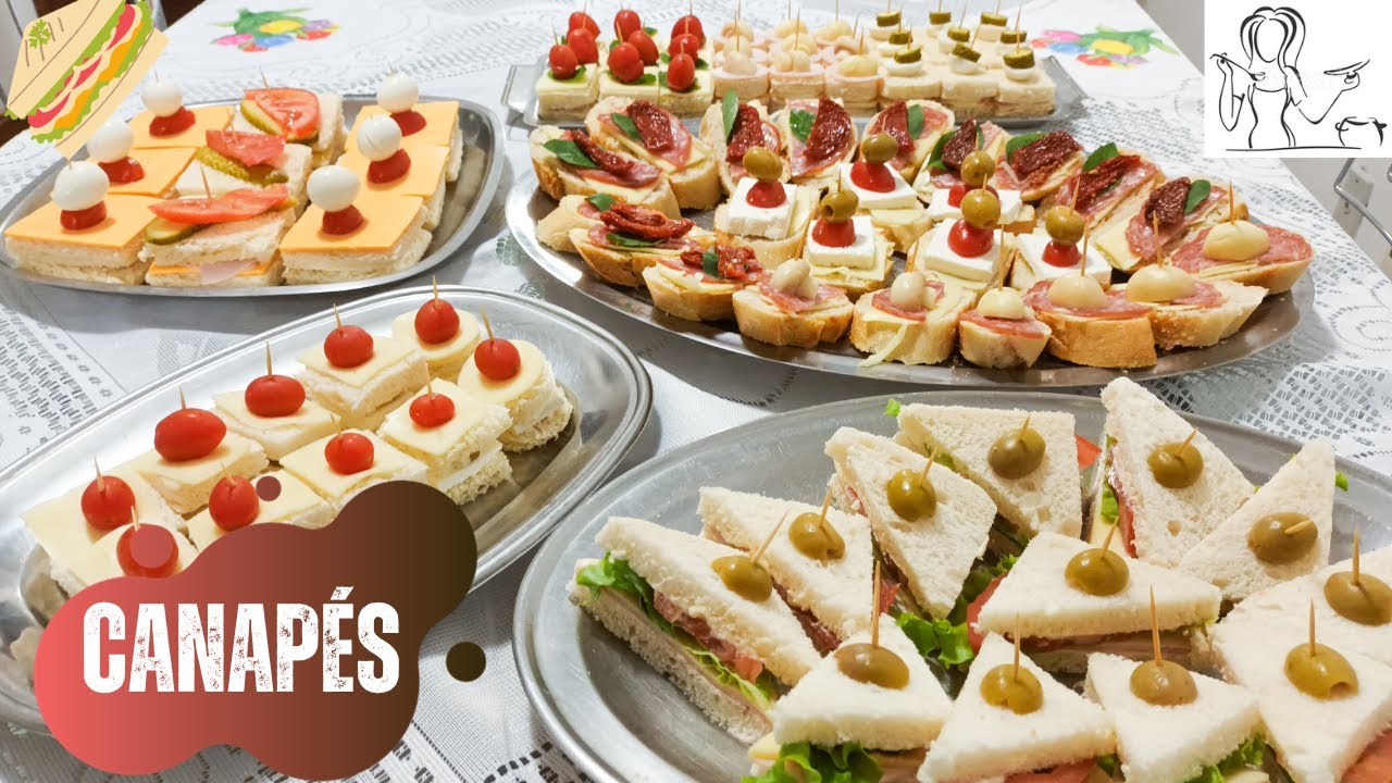 CANAPÉS DE PÃO DE FORMA - Engordando a gente