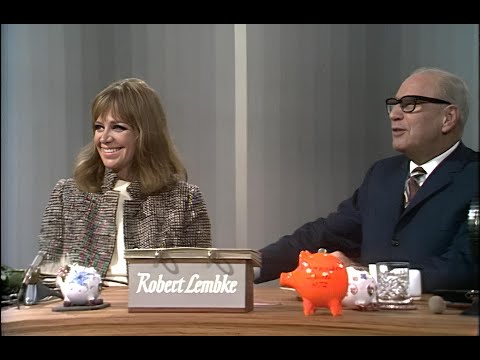 Was bin ich? vom 20.05.1969 - Die 100. Folge mit Robert Lembke und mit Hildegard Knef als Promigast