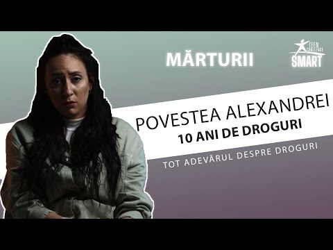 Povestea Alexandrei - 10 ani dependentă de iarbă, legale și heroină