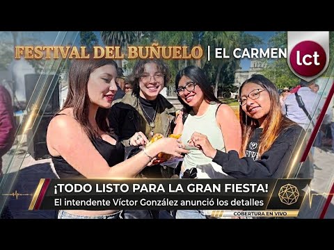TODO LISTO! 🍩 FESTIVAL DEL BUÑUELO EN EL CARMEN: Anuncio oficial de Víctor González | Loactual