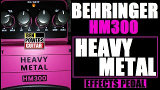 Video thumbnail for Behringer HM300 Heavy Metal Distortion Pedal - Demo & Review by Ben Powers Guitar