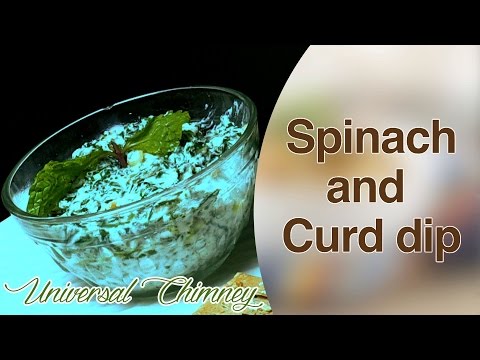 Spinach And Curd Dip by Smita || Universal Chimney