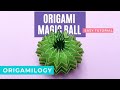How To Make Origami Magic Ball Step By Step Instructions Easy Paper Magic Ball Origami Tutorial
