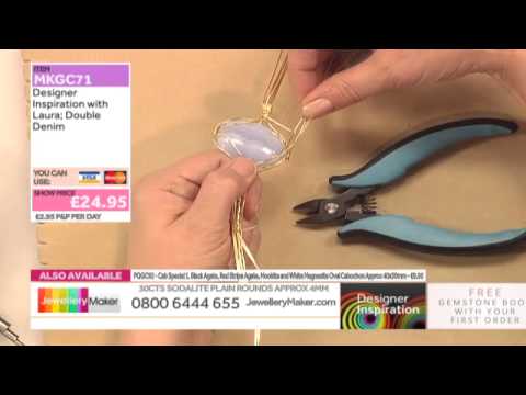 Learn to Wirework with Cabachons [Tutorial]: Jewellery Maker DI 08/12/14