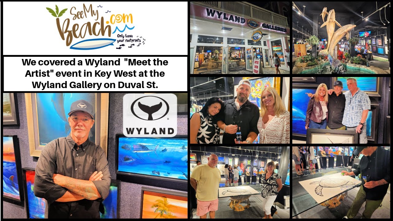 We covered the Wyland "Meet the artist" event at the Wyland Gallery in Key West.