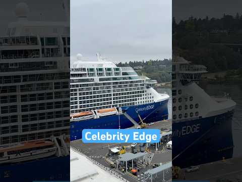 Thumbnail for Celebrity Edge docked in Seattle WA #celebritycruises #celebrityedge #seattle #cruise