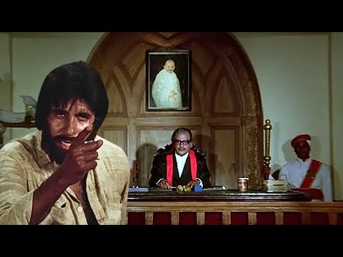 हाँ, मैंने किया खून! | अमिताभ बच्चन का धमाकेदार कोर्ट सीन | Andha Kanoon | Bollywood Powerful Scene