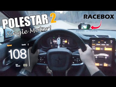 2022 Polestar 2 (231HP) | 0-100km/h ACCELERATION | Single Motor