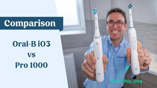 Oral-B Pro 1000 vs iO Series 3 (iO3)