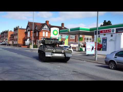 CVR(T) Sabre -  Going to the Petrol Station....  filling the TANK !!!  CVRT