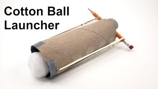 Cotton Ball Launcher - Fun STEM Activity