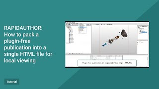 Download the video "RapidAuthor Tutorial. How to pack a plugin-free publication into a single HTML file."