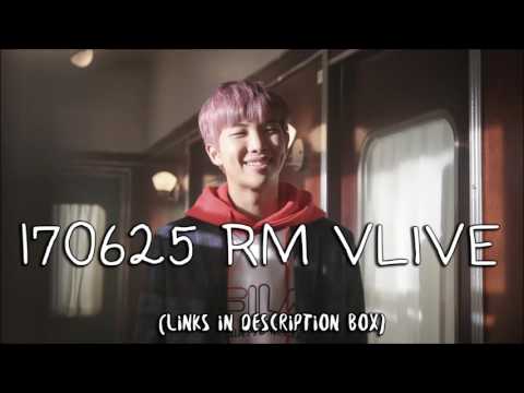 [ENG SUB] 170625 BTS VLIVE: RM