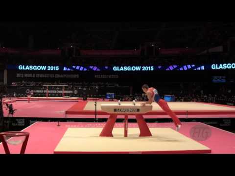 KORNEV Ilya (KAZ) - 2015 Artistic Worlds - Qualifications Pommel Horse