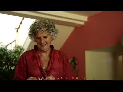 Saskia Marjoram distilling roses for rosewater