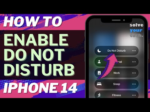 How to Enable Do Not Disturb on iPhone 14