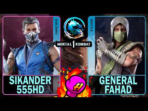 MK1 Sikander555HD (SUB-ZERO) VS General Fahad (REPTILE)🥊Mortal Kombat 1🥊4K 60ᶠᵖˢ