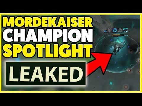 MORDEKAISER REWORK CHAMPION SPOTLIGHT LEAKED! (2019) ALL SKINS,  GAMEPLAY, ETC! - League of Legends