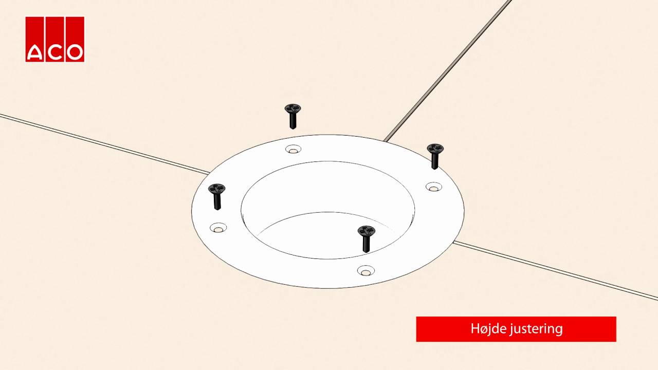 Montering i trægulvkonstruktion