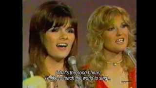 The New Seekers - I'd Like To Teach The World To Sing 1972 with Lyrics