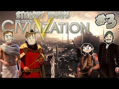 Stumpt Plays - Civ 5 Multiplayer - #3 - Those Barbarians!