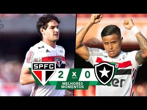 São Paulo 2 x 0 Botafogo (COMPLETO) Gols & Melhores Momentos- Brasileirão 2019 HD720p