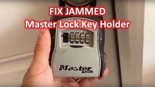 How to Open Jammed Masterlock Key Holder | The DIY Guide | Ep 136