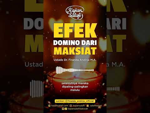 EFEK DOMINO DARI MAKSIAT
