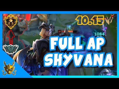 Spam GANKS at Level 6 | Ap Shyvana Jungle | Unranked to Gold | S10 Patch 10.15