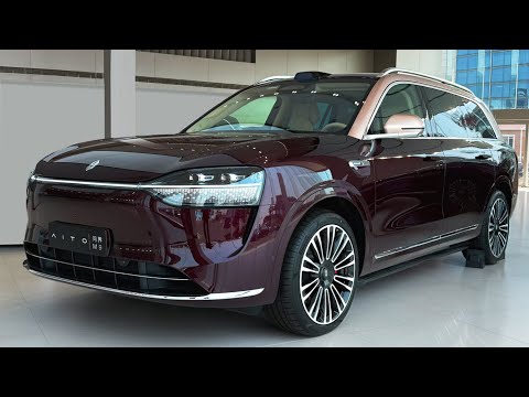 2025 Huawei AITO M9 - Premium Luxury EREV SUV detailed Exterior and interior Walk-around 4k