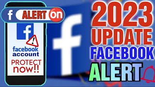 Facebook login alert update | get alert to unrecognized login to your Facebook account