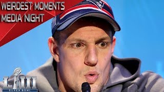 Funniest and Weirdest Moments of Super Bowl LIII Media Night | NFL