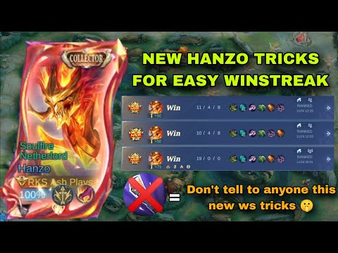 NEW HANZO EASY WINSTREAK TRICKS!!🔥(new crazy hanzo build is here🔥) TRY THIS BEFORE SEASON END.