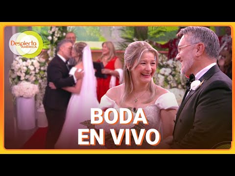 Televidentes se casan en Despierta América con famoso actor como padrino | DA