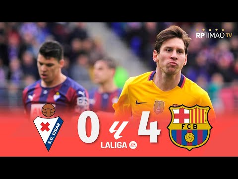 Eibar 0 x 4 Barcelona (Messi's Show) ● La Liga 15/16 Extended Goals & Highlights ᴴᴰ