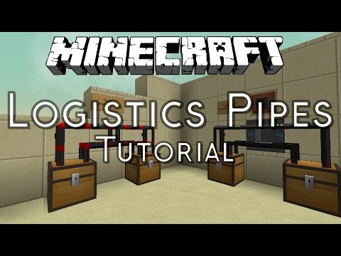 Logistics Pipes - Die Basics - Minecraft Tutorial