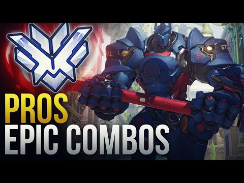 PROS WITH EPIC COMBOS - Overwatch Montage