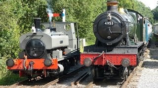 preview picture of video 'Epping-Ongar Railway 'BIG STEAM UP...WITH DIESELS TOO!' - 26/08/2012'
