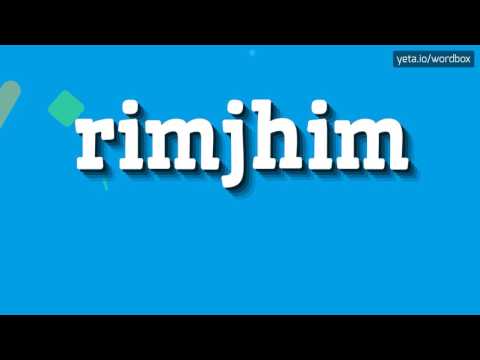 RIMJHIM - HOW TO PRONOUNCE IT!?